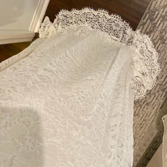 ASOS Ariana Lace Cami Wedding Dress with Full Skirt - Picture 8 of 8